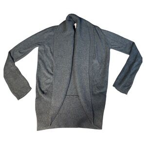 Victoria's Secret Women's Open From Charcoal Gray Cardigan Long Sleeve Size‎ XS